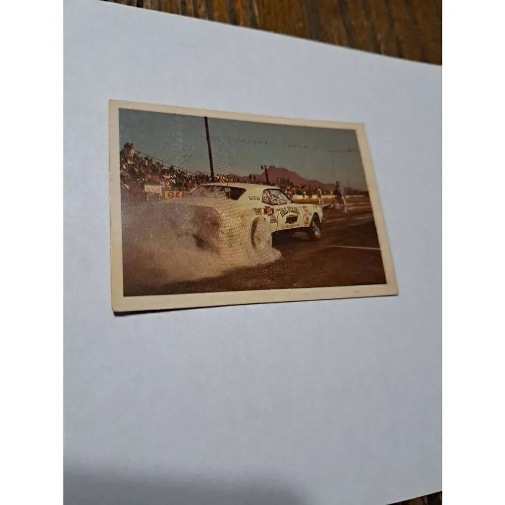 Vintage 1971 Fleer Gary Kimball Camaro Super Stock Drag Champs AHRA Trading Card